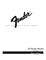 Fender 63-Fender Reverb - Owners Manual